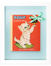 画像をギャラリービューアに読み込む, POUF le chaton bleu f-55