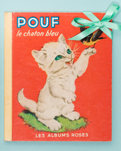 画像をギャラリービューアに読み込む, POUF le chaton bleu f-55
