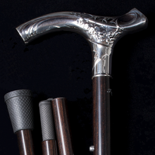 画像をギャラリービューアに読み込む, Folding stick ファイエ 折りたたみ式 シルバーメッキ ステッキ fay20