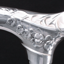 画像をギャラリービューアに読み込む, Folding stick ファイエ 折りたたみ式 シルバーメッキ ステッキ fay20