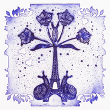 画像をギャラリービューアに読み込む, Michaël Cailloux Etching mic-57 エッチング