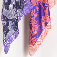 画像をギャラリービューアに読み込む, Michael Cailloux シルクスカーフ mic-23 74cm