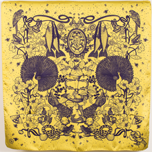 画像をギャラリービューアに読み込む, Michael Cailloux  シルクスカーフ mic-22   74cm