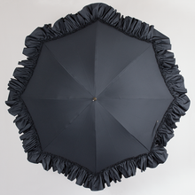 画像をギャラリービューアに読み込む, Frill Umbrellas　fay-37 Black　雨傘
