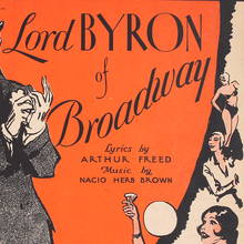 画像をギャラリービューアに読み込む, Lord Byron of Broadway　f-5　
